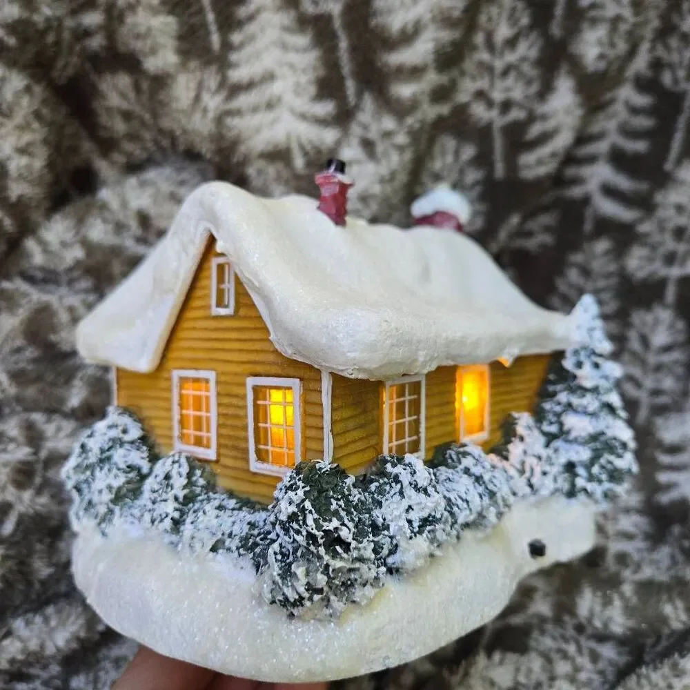 Thomas Kinkade × Teleflora 2008 Lighted village Childhood Home